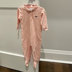 Lacoste baby striped one piece